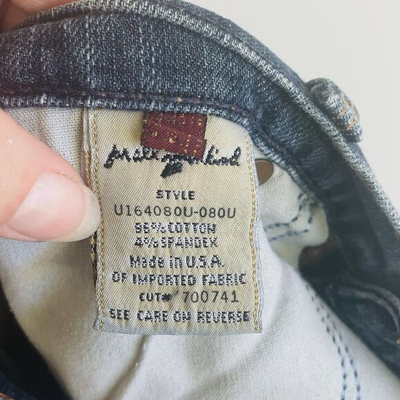 Seven For All Mankind 7FAMK Kate Rainbow Point Straight Leg Jeans Womens 30 - Picture 10 of 11